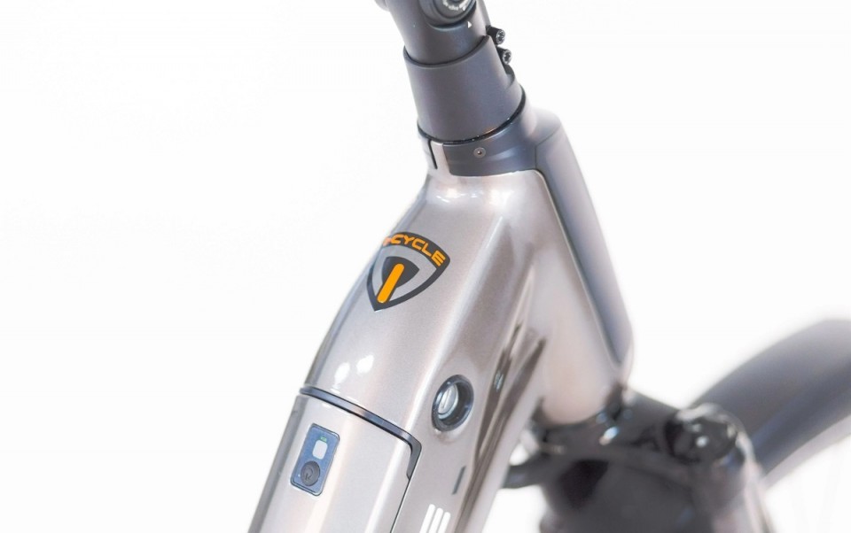 Icycle N380 Belt dames - warm zand - elektrische damesfiets