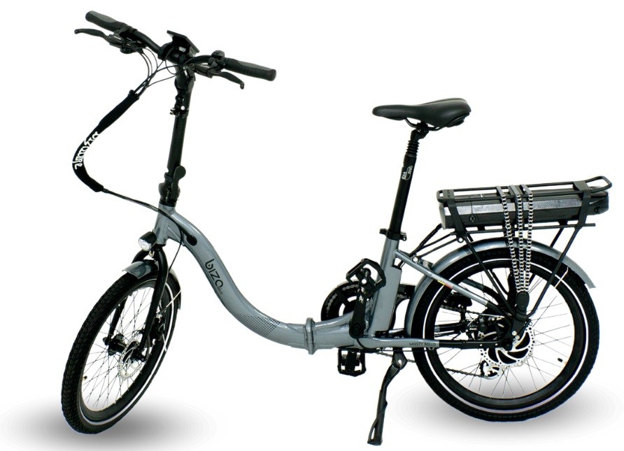 Bizo Bike Miesty Bello 2 - donkergrijs - elektrische vouwfiets