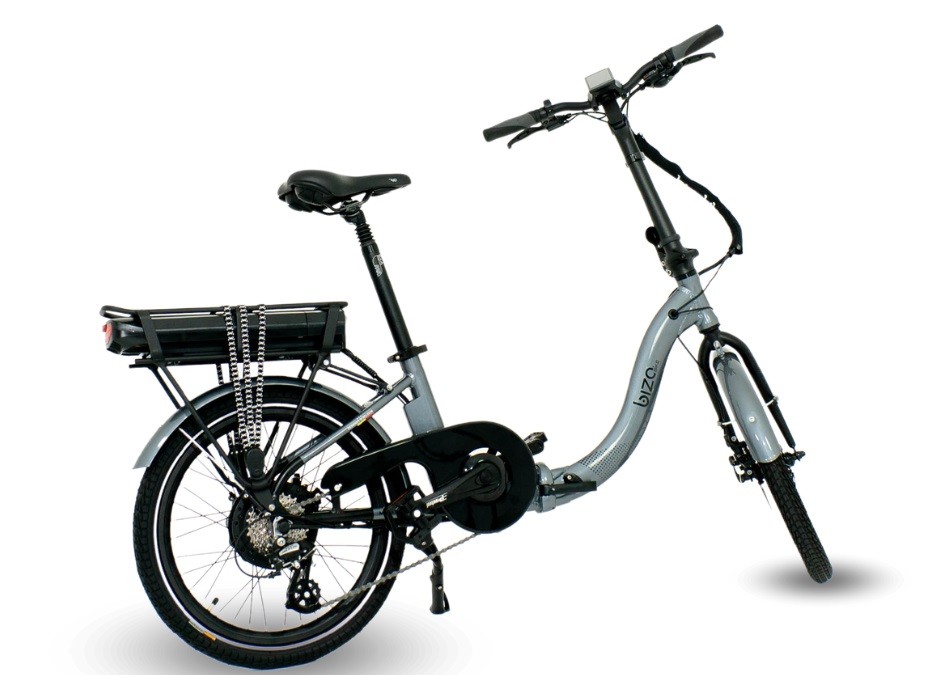 Bizo Bike Miesty Bello 2 - donkergrijs - elektrische vouwfiets