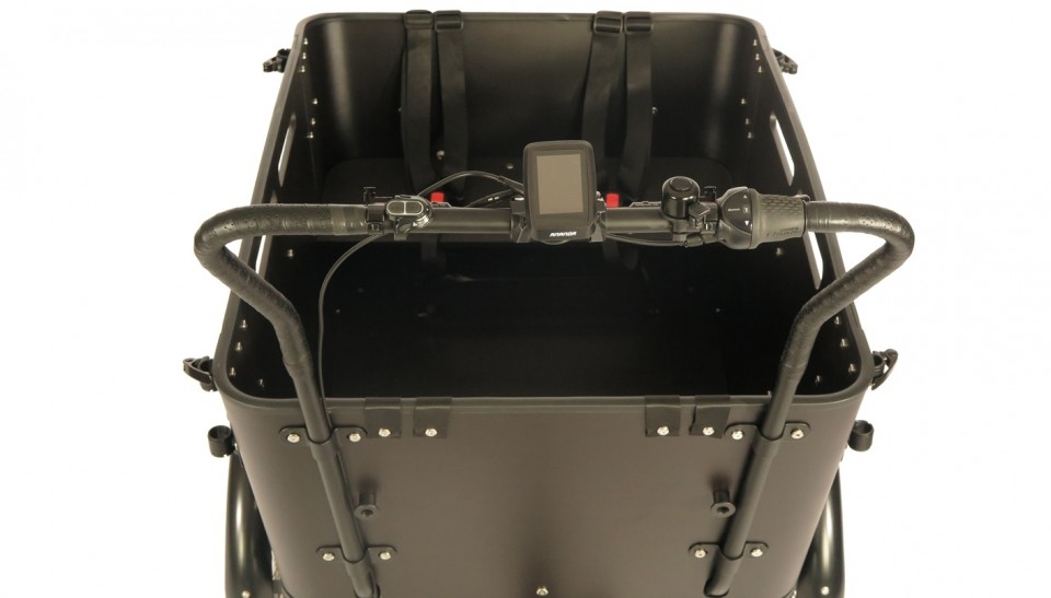 Vogue Carry 3 540Wh - elektrische bakfiets - zwart/zwart