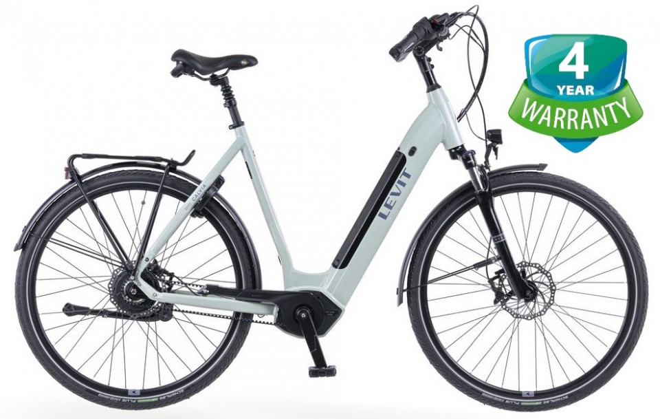 Levit Calvia 3 - lichtgrijs - elektrische damesfiets