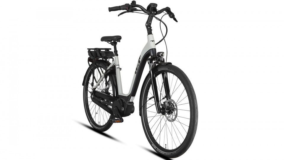 Ebike Das Original Comfort Plus - lichtgrijs/zwart - elektrische damesfiets