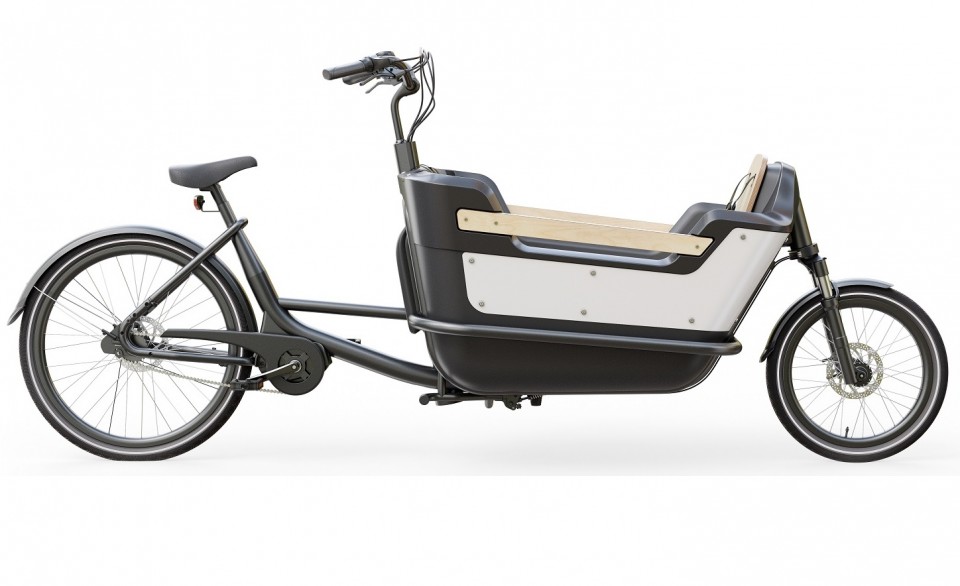 Royal Cargo Bike 2W Premium Plus - elektrische tweewieler bakfiets - Wit