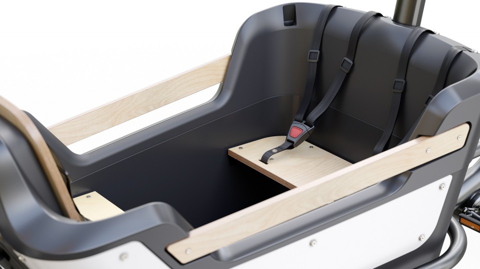 Royal Cargo Bike 2W Premium - elektrische tweewieler bakfiets - Wit