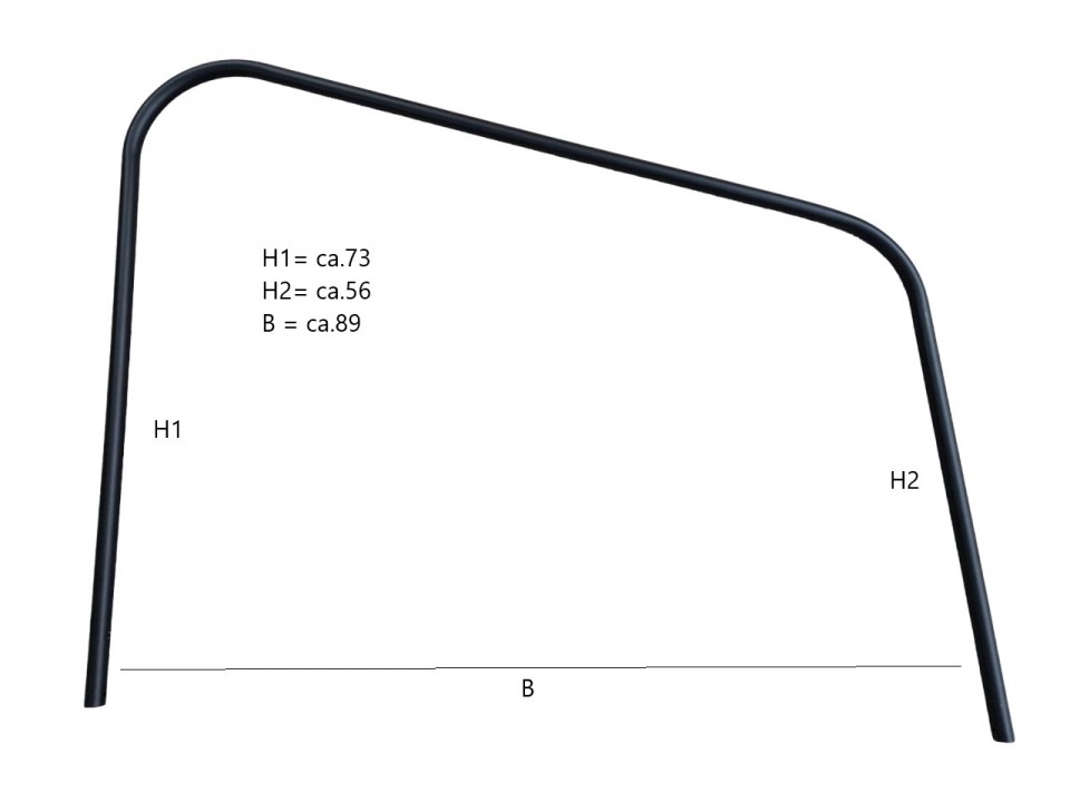 Huifstang Troy bakfiets