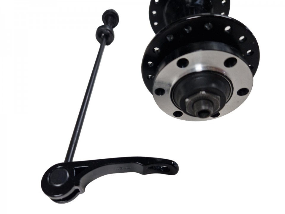 (225A5c) Voorwielnaaf met asbout Coswheel Fatbike