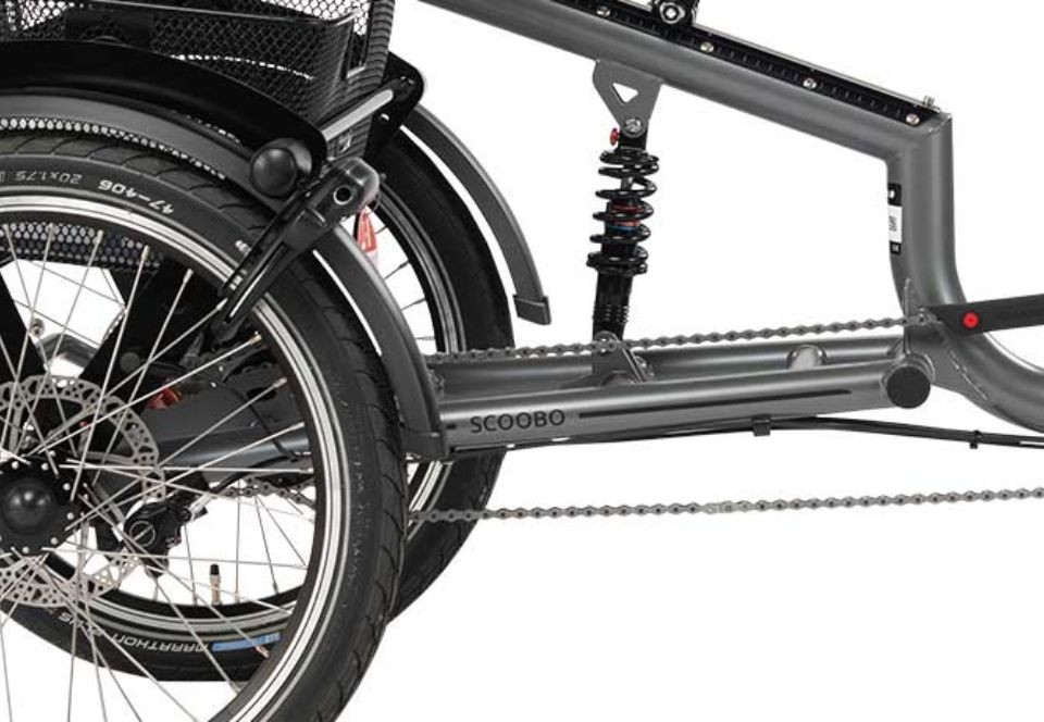 Pfautec Scoobo - grijs - elektrische driewieler