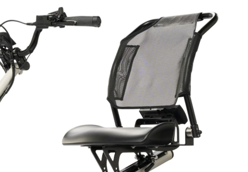 Pfautec Scoobo+ - zijdegrijs - elektrische driewieler