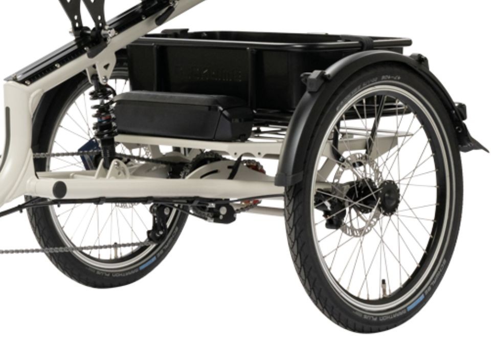 Pfautec Scoobo+ - zijdegrijs - elektrische driewieler