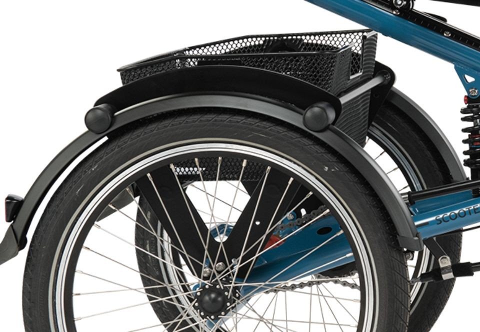 Pfautec Scootertrike FM - azuurblauw - elektrische driewieler