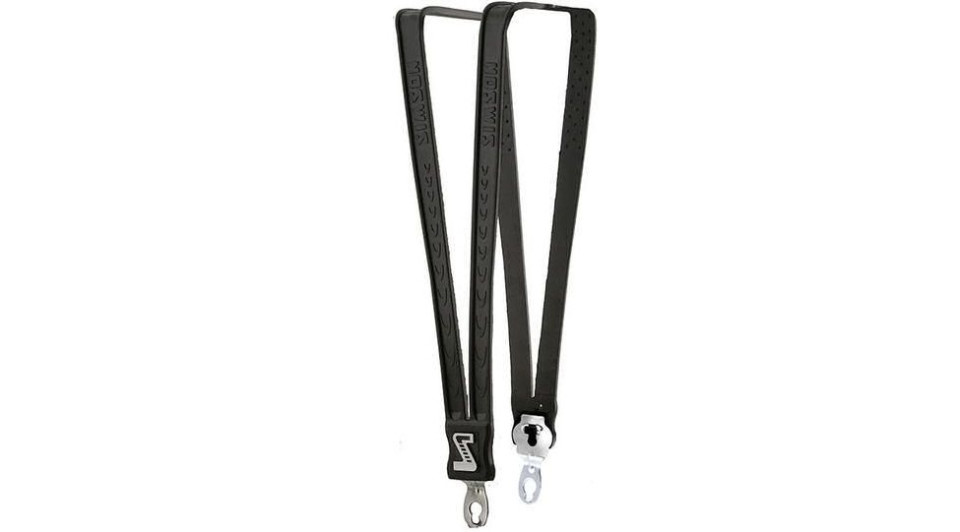 Snelbinder Duo Simson rubber met 2 binders - zwart (107-4-e)