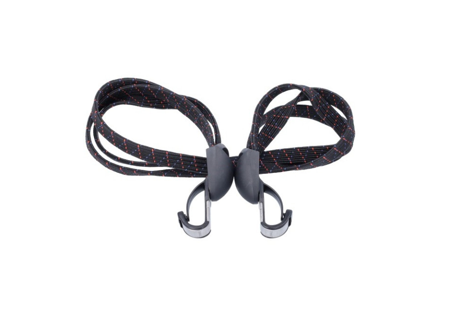 Snelbinder Widek met haak 50CM zwart/grijs (107-4-d)