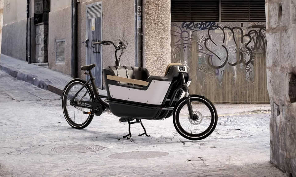 Royal Cargo Bike 2W Premium Plus - elektrische tweewieler bakfiets - Wit