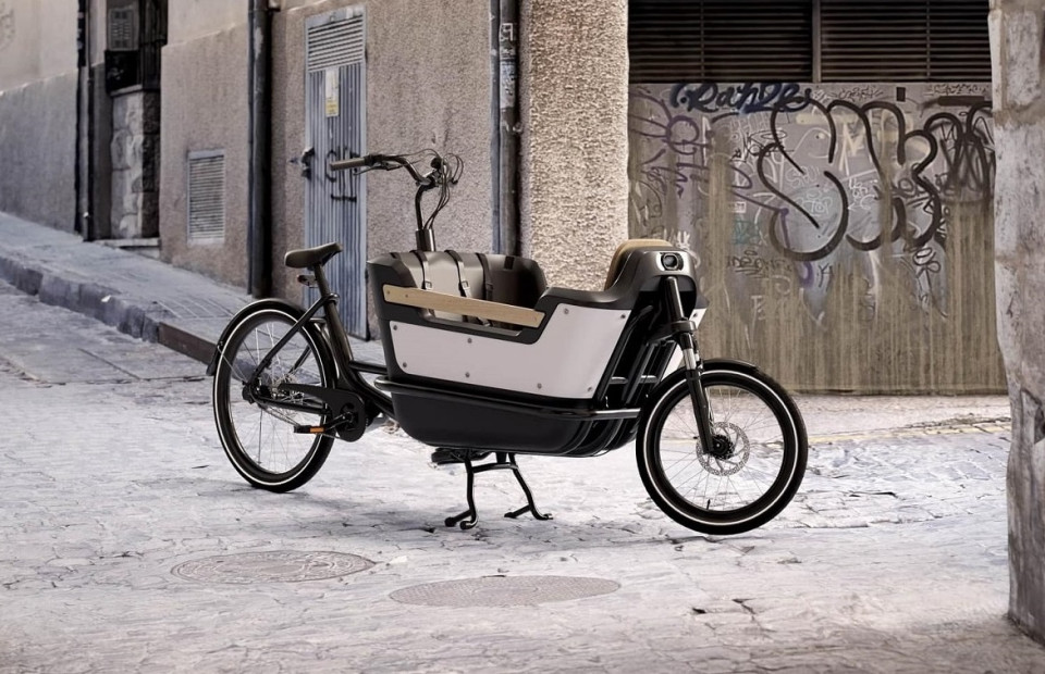 Royal Cargo Bike 2W Premium - elektrische tweewieler bakfiets - Wit