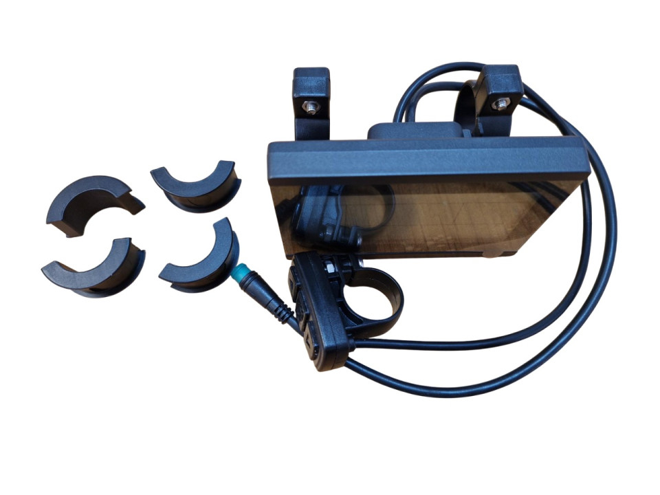 Display kt-lcd3u ebike 24V 36V 48V intelligente zwart (52-4-c)