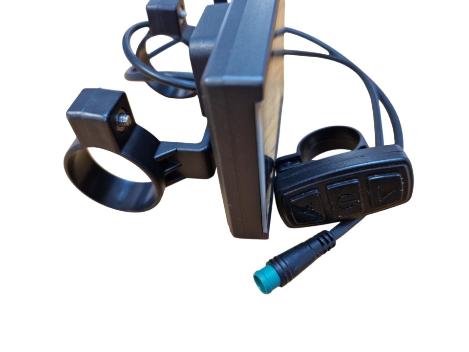 Display kt-lcd3u ebike 24V 36V 48V intelligente zwart (52-4-c)