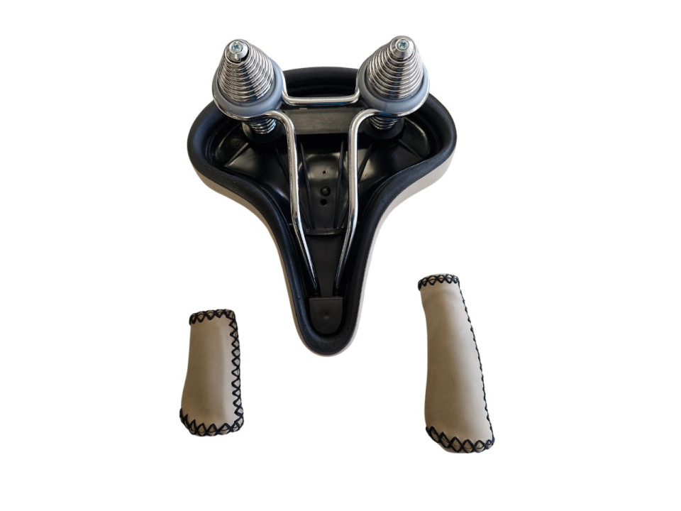 Zadel Selle Royal met handvatten Beige (95-5-a)