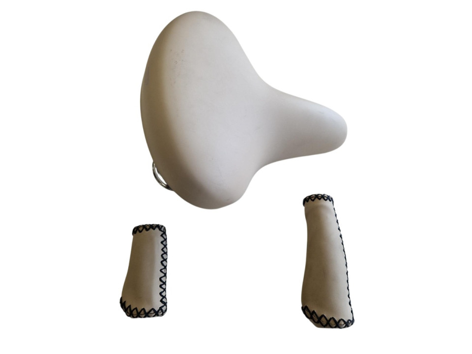 Zadel Selle Royal met handvatten Beige (95-5-a)