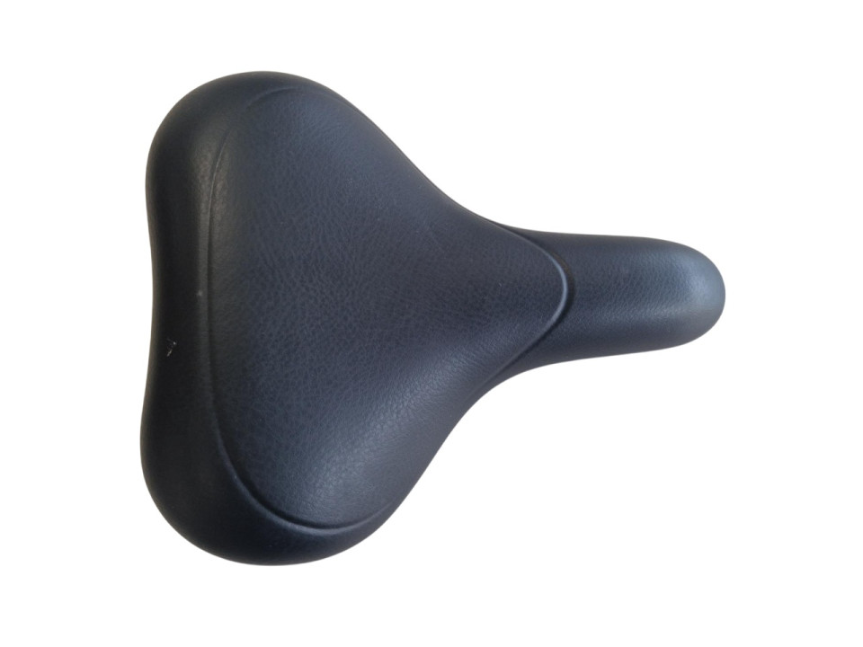 Fietszadel zwart breed (85-3-g)