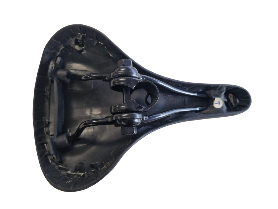 Fietszadel zwart met strop zadelpen (85-2-c)