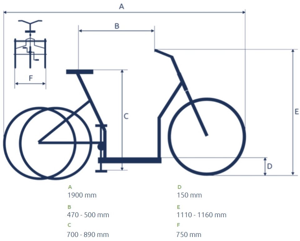 Pfautec Roma - blauw - elektrische driewieler
