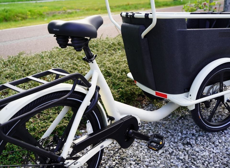 Van Rixtel Urban Plus - wit - elektrische bakfiets