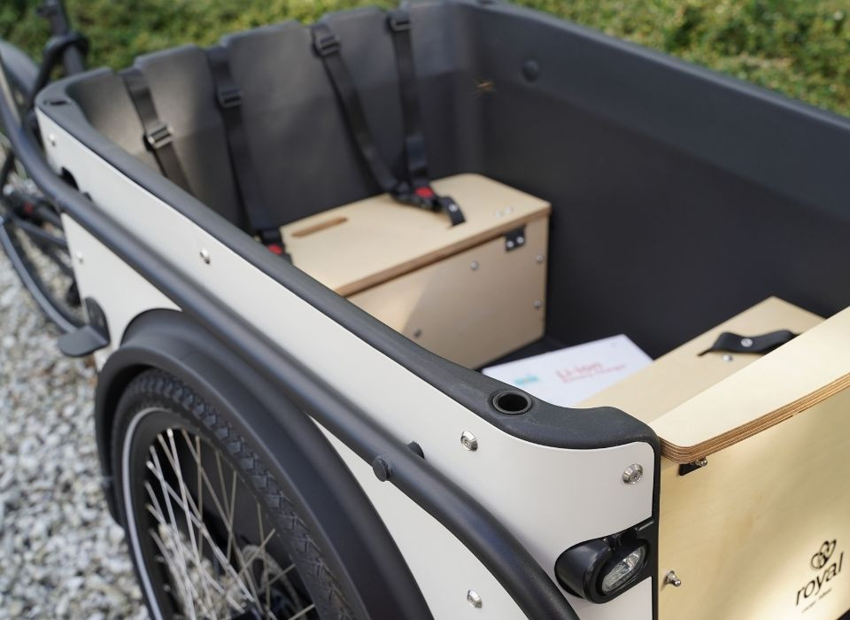 Royal Cargo Bike 3W Premium - wit - elektrische driewieler bakfiets