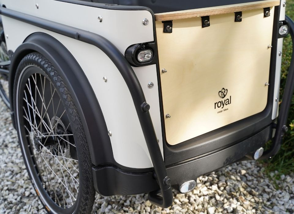 Royal Cargo Bike 3W Premium - wit - elektrische driewieler bakfiets