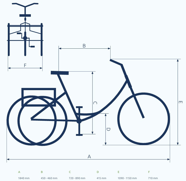 Pfautec Lano - grafiet metallic - driewieler