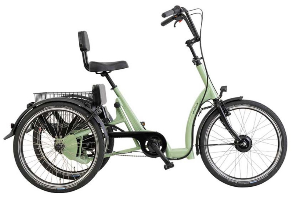 Pfautec Eno FM - lichtgroen - elektrische driewieler