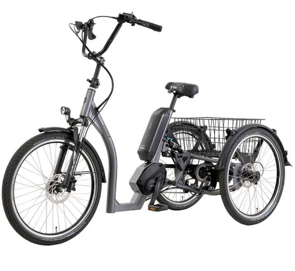 Pfautec Tamo AP - mat blauwgrijs - elektrische driewieler