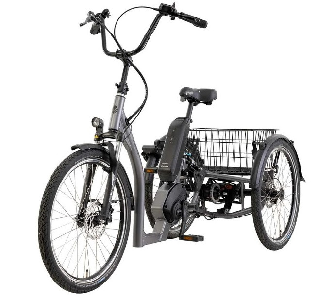 Pfautec Tamo AP - mat blauwgrijs - elektrische driewieler