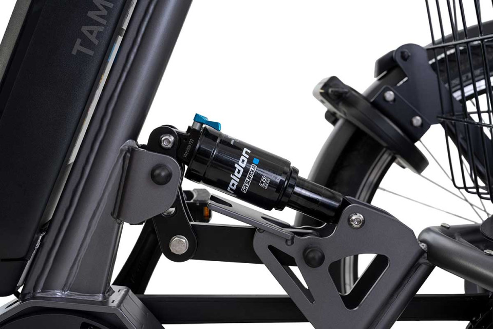 Pfautec Tamo AP - mat blauwgrijs - elektrische driewieler