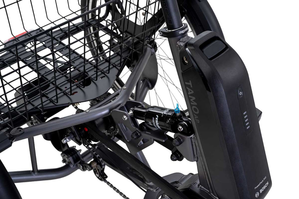 Pfautec Tamo AP - mat blauwgrijs - elektrische driewieler