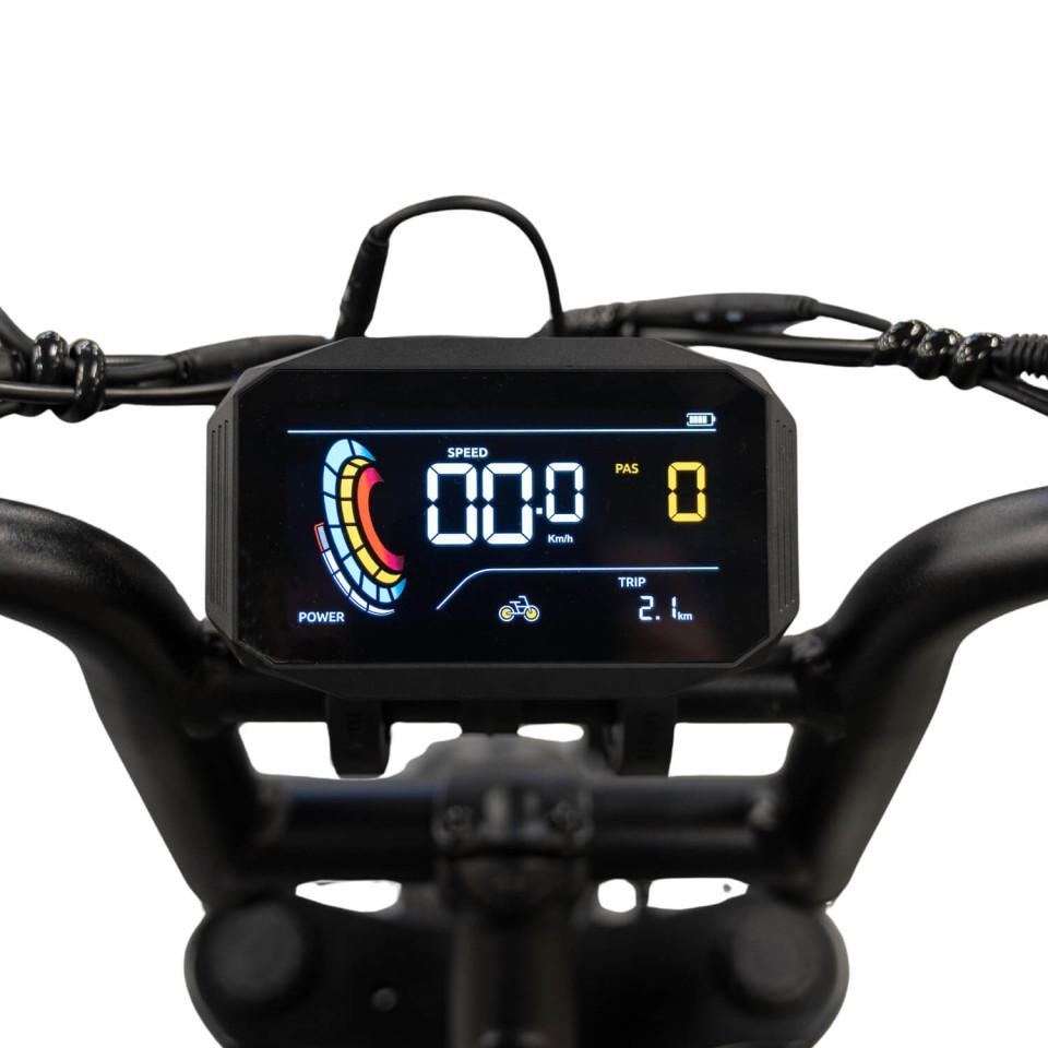 QM V20 Pro Mini - zwart - elektrische fatbike