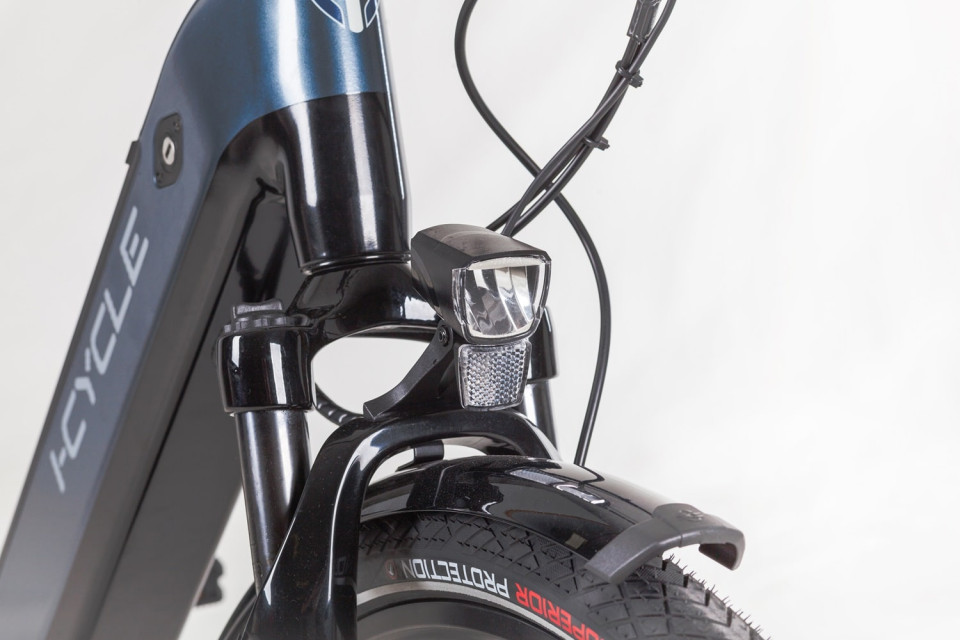 Icycle Vibe 1.6 - blauw - elektrische damesfiets