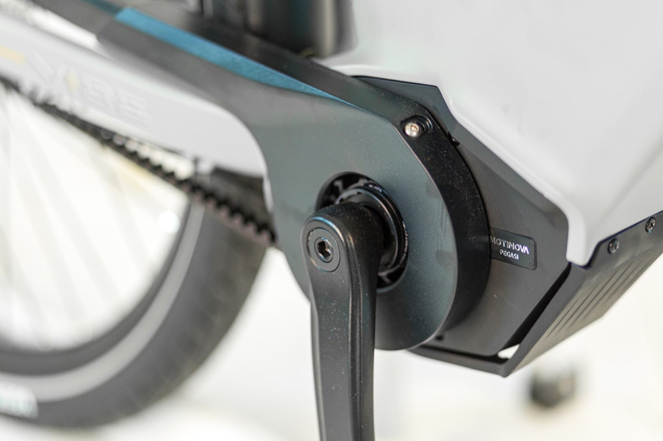 Icycle Vibe 2.5 - mat groen/grijs - elektrische damesfiets