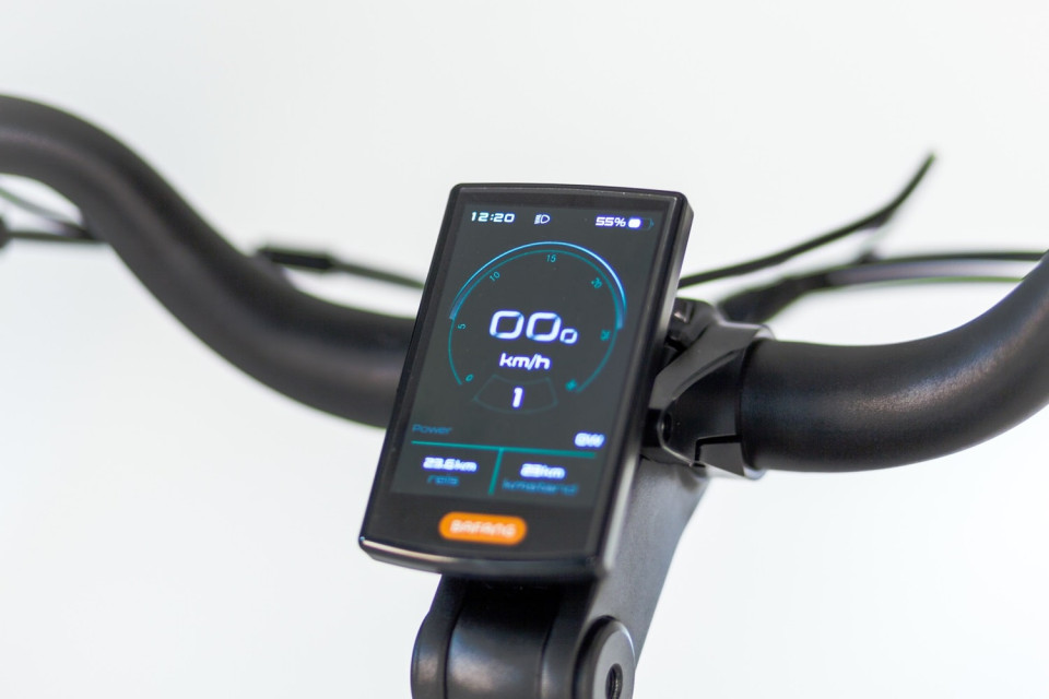 Icycle Vibe Belt - mat groen/grijs - elektrische damesfiets