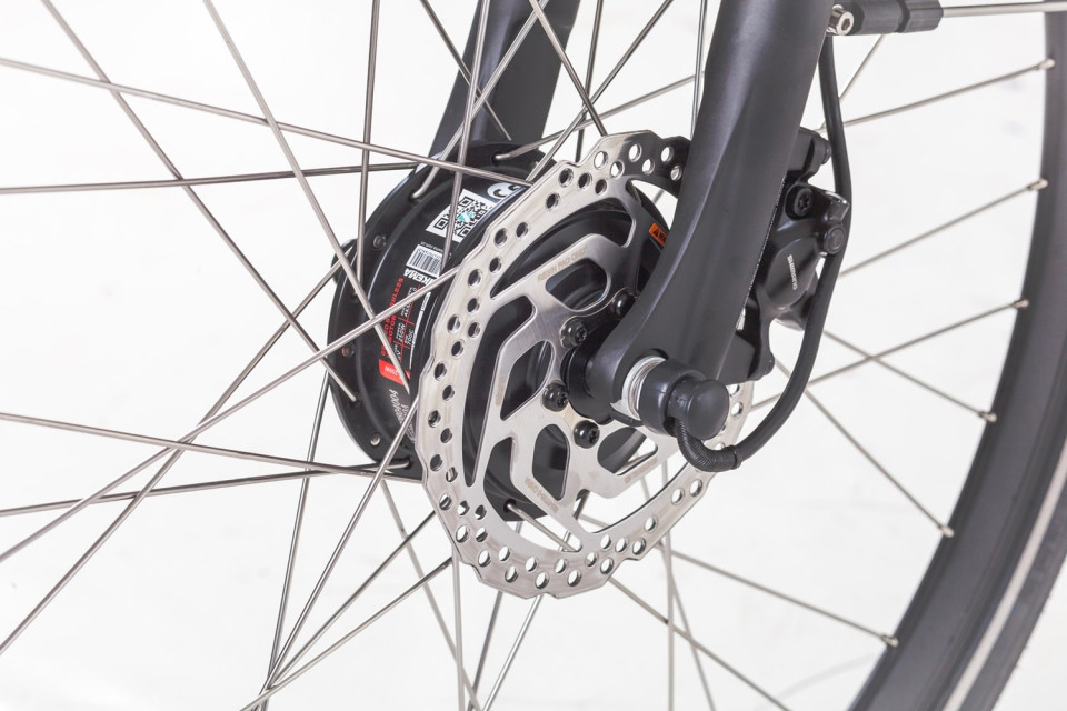 Icycle Vibe FHM - glanzend zwart - elektrische damesfiets