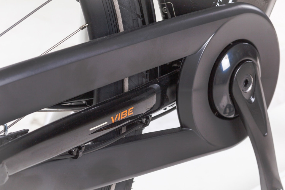 Icycle Vibe FHM - glanzend zwart - elektrische damesfiets