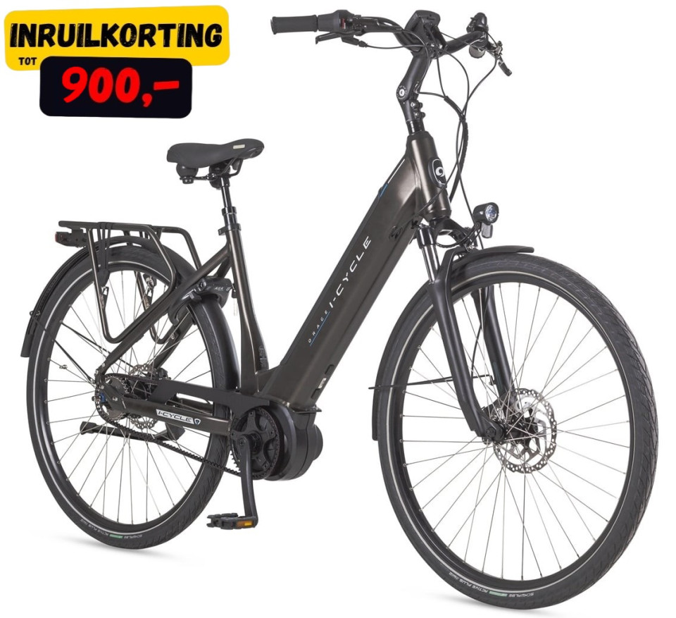 Icycle Orage - mat patina - elektrische damesfiets