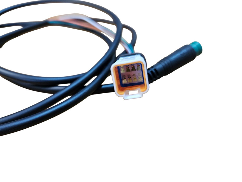 (53-1-e) Display kabel bafang ronde stekker Uart