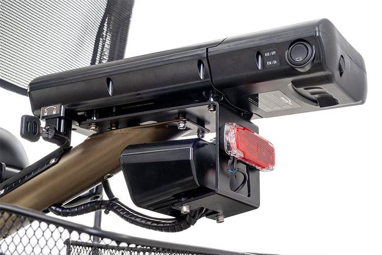 Pfautec Scootertrike FM - mat brons/goud - elektrische driewieler