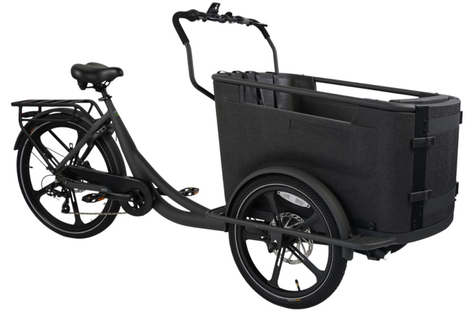 Van Rixtel Urban - mat donkergrijs - elektrische bakfiets