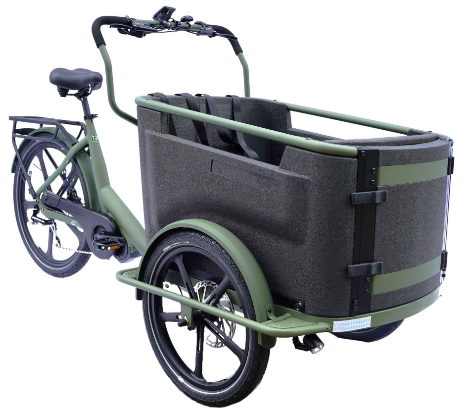 Van Rixtel Urban Plus mat groen | Fietsoptimaal.nl