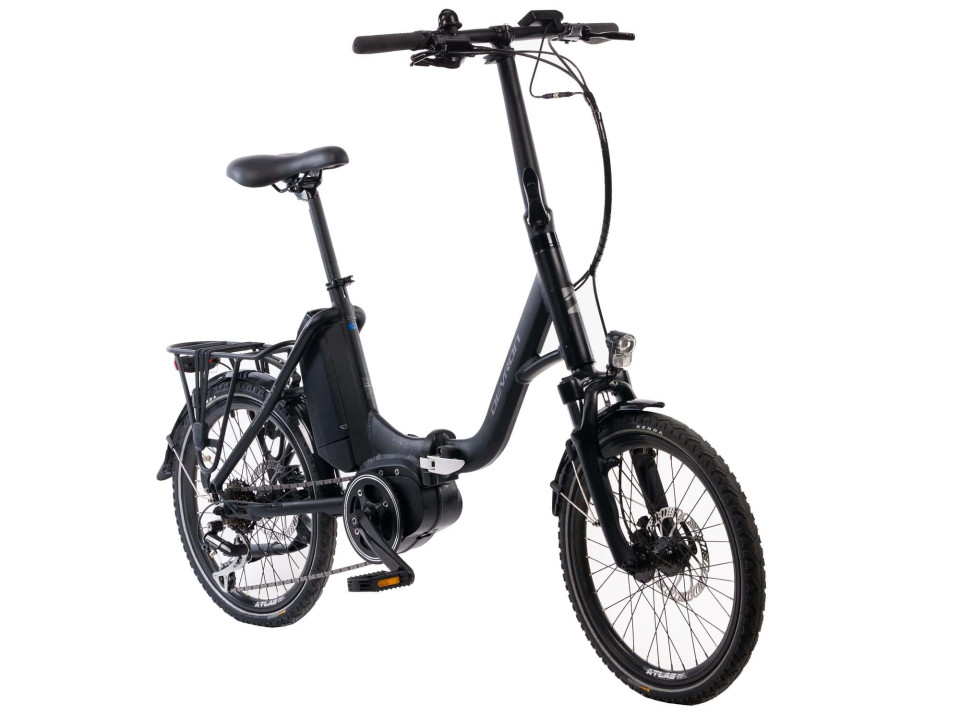 Qivelo Devron Fold middenmotor - zwart - elektrische vouwfiets 