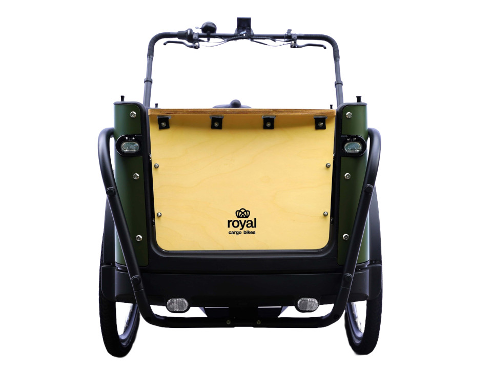 Royal Cargo Bike 3W Eco - groen - elektrische driewieler bakfiets