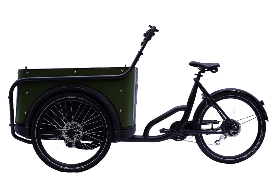 Royal Cargo Bike 3W Eco - groen - elektrische driewieler bakfiets