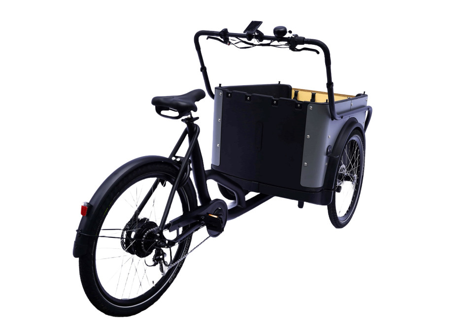 Royal Cargo Bike 3W Eco - taupe grijs - elektrische driewieler bakfiets