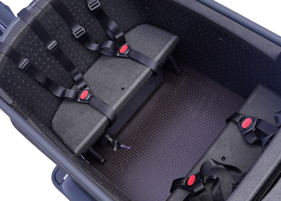 Van Rixtel Urban Plus - mat zwart - elektrische bakfiets